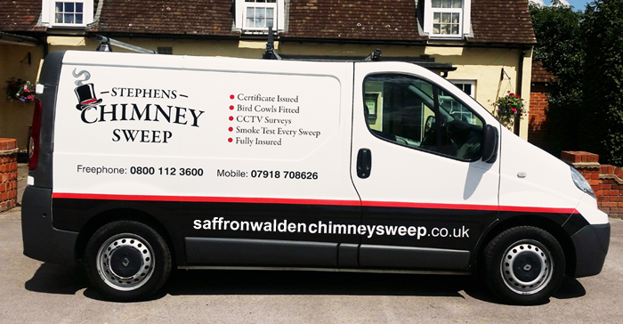 stephens chimney sweep van